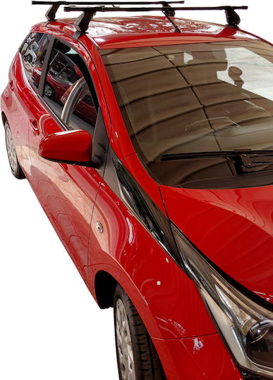Hermes Roof Bars Set with Roof Rack Legs for Toyota Aygo 2014+ 2 Pieces