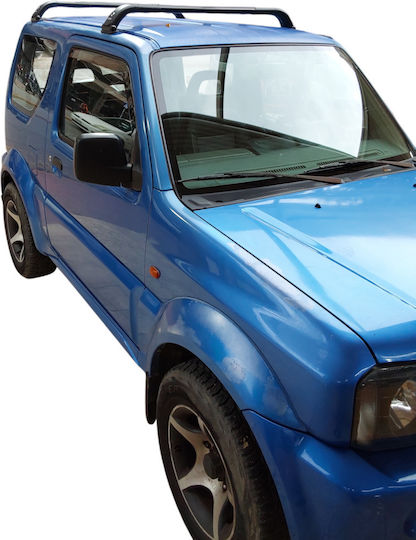 Hermes Roof Bars Set with Roof Rack Legs for Suzuki Jimny 1998-2018 2 Pieces Metal Railing Car Extra Info