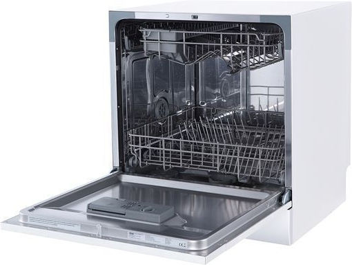 De'Longhi Mașină de spălat vase de blat pentru 8 seturi de vase L55xÎ59cm Alb