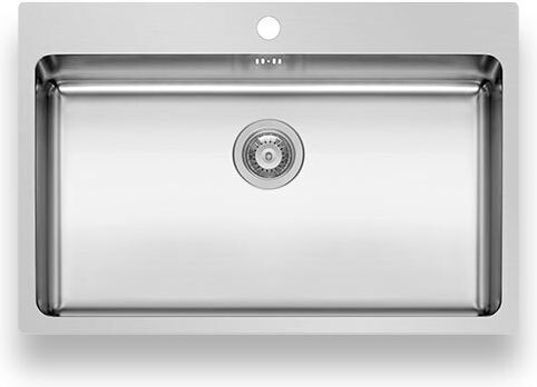 Maidtec Ledge 101061501 Drop-In Chiuvetă Inox Periat L76xW50.5cm Argintiu