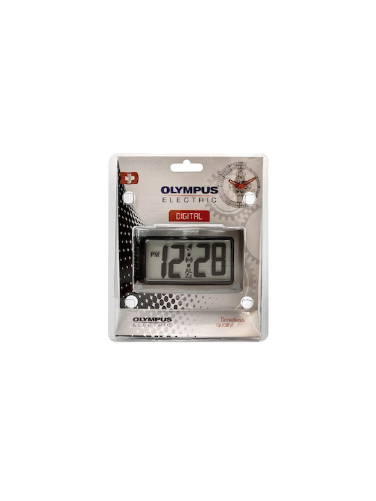 Olympus Tisch-Digitaluhr mit Wecker Gray LD318
