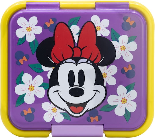 Stor Πλαστικό Παιδικό Δοχείο Φαγητού Minnie Λιλά