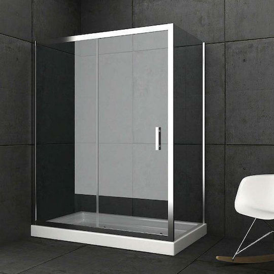 Orabella Energy Καμπίνα Ντουζιέρας με Συρόμενη Πόρτα 140x180cm Serigrafato Orabella Energy Καμπίνα Ντουζιέρας με Συρόμενη Πόρτα 140x180cm Serigrafato