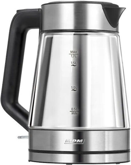 MPM Kettle 1.7lt 2200W Black