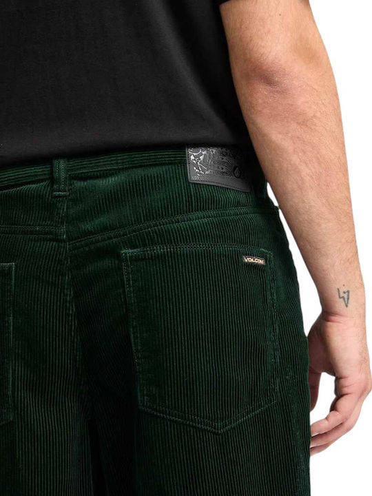 Billow Παντελόνι σε Relaxed Εφαρμογή Green