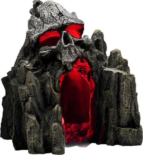 Epigasos Aquarium Decoration Skull Cave 5 Colors 11.5x12x13.5cm