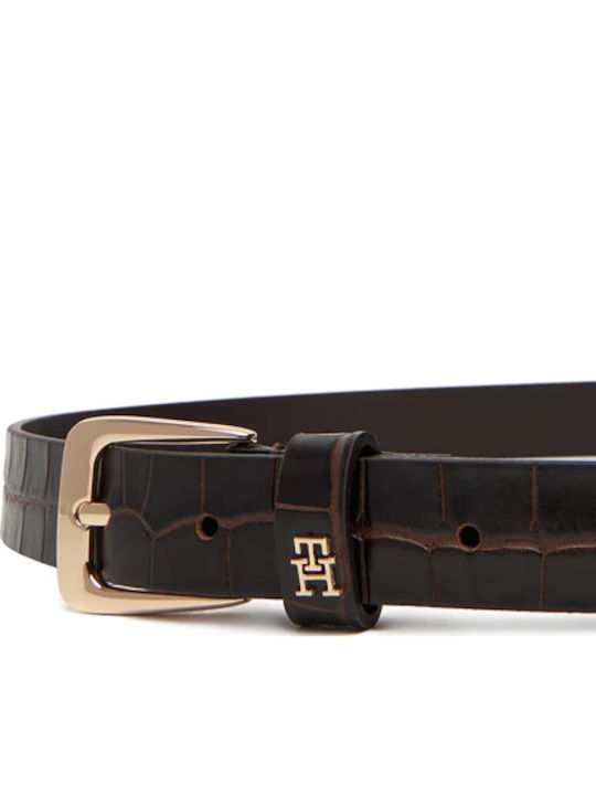 Tommy Hilfiger Δερμάτινη Γυναικεία Ζώνη Καφέ Tommy Hilfiger Δερμάτινη Γυναικεία Ζώνη Καφέ