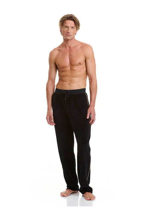 Guy Laroche Men's Winter Pajama Pants Black