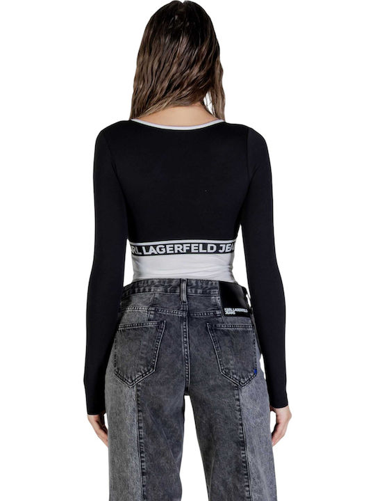 Karl Lagerfeld W Blocked Bodysuit A3w17045-998 Multi