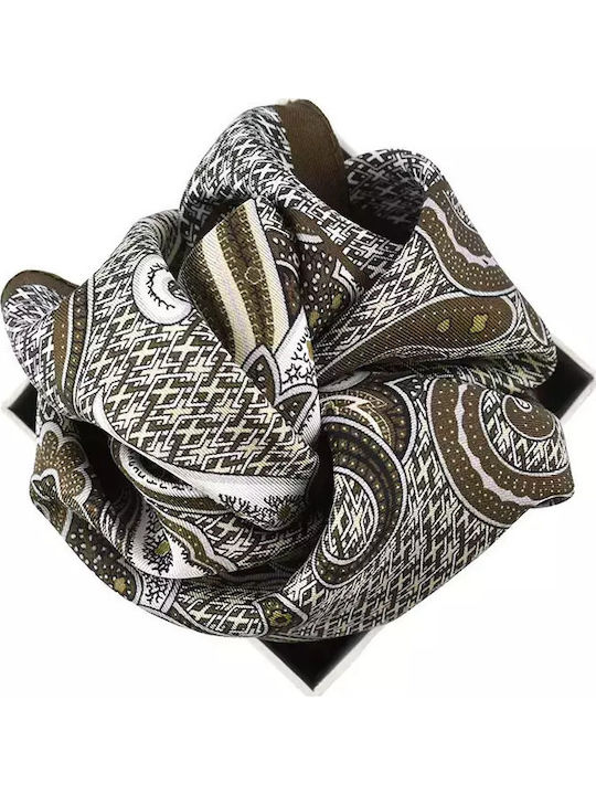 Men's Silky Handkerchief Brown