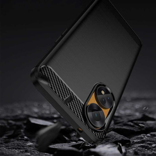 Spacecase Carbon Back Cover Σιλικόνης Μαύρο (Oppo Reno8 T)