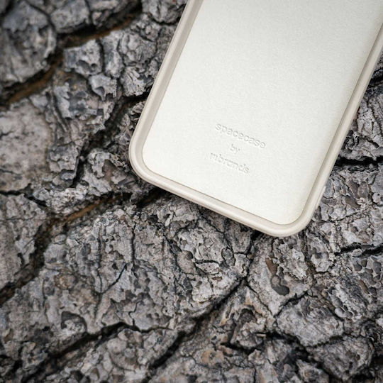 Spacecase Задна Корица Силикон Бежова (iPhone 15)