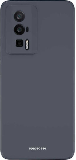 Spacecase Back Cover Silicon Negru (Poco F5 Pro)