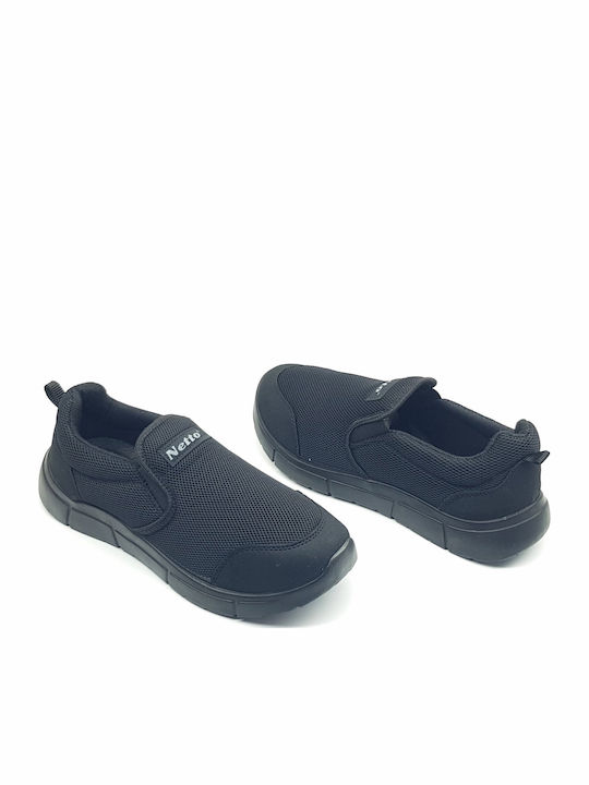 Herren Slip-Ons Schwarz