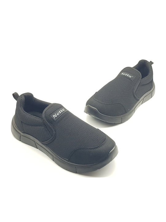 Herren Slip-Ons Schwarz