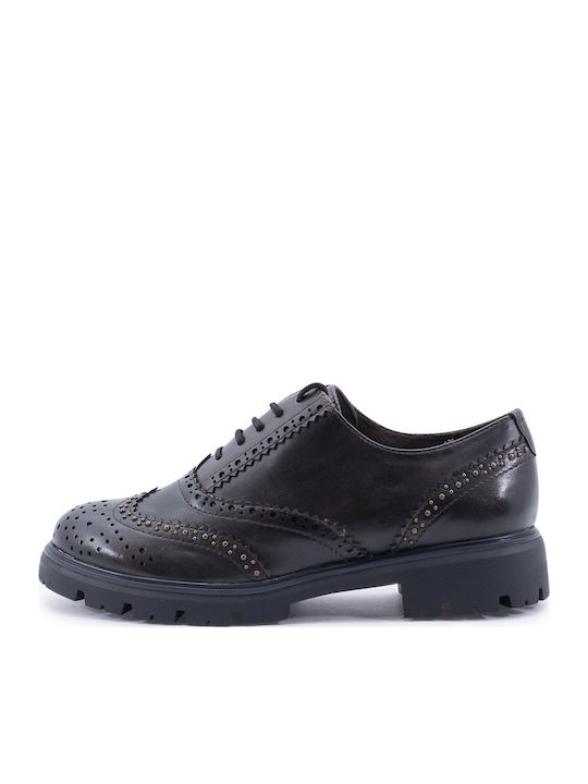 Γυναικεία Oxfords σε Καφέ Χρώμα