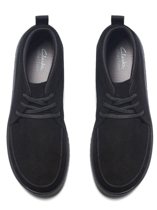 Relaxlite Moc Suede Μαύρα Ανδρικά Μποτάκια
