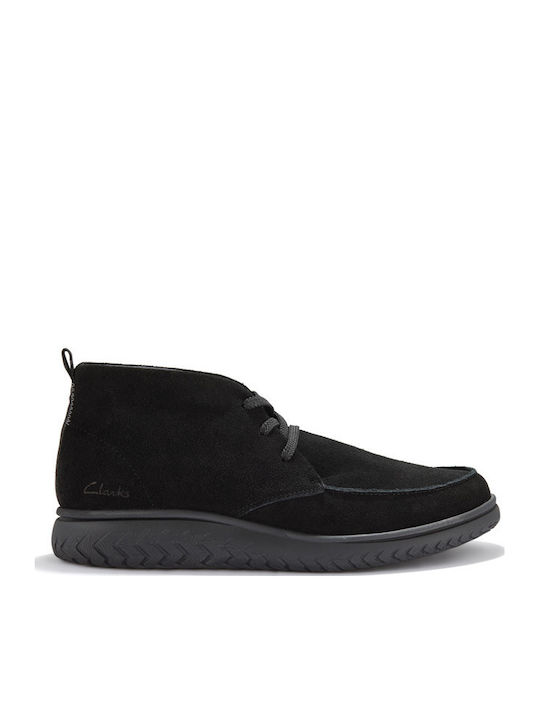Relaxlite Moc Suede Μαύρα Ανδρικά Μποτάκια