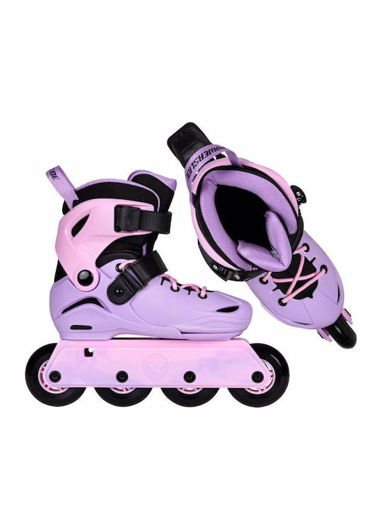Powerslide Inline Αυξομειούμενα Rollers Μαύρα Παιδικά