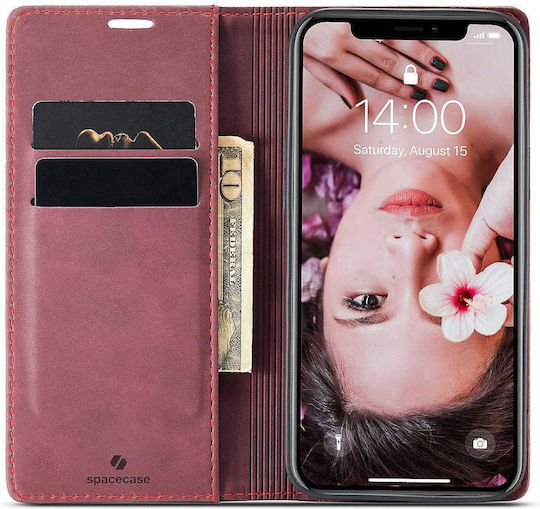 Spacecase Wallet Roșu (iPhone XR)