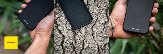 Spacecase Back Cover Silicone Black (Oppo Reno11 F 5G)