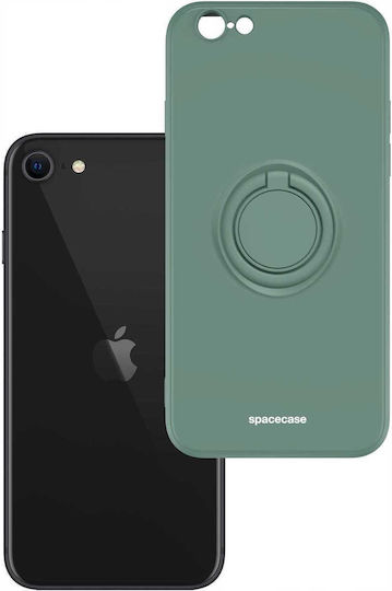 Spacecase Back Cover Σιλικόνης Πράσινο (iPhone 8/7)