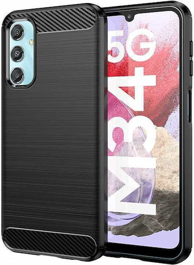 Spacecase Back Cover Σιλικόνης Μαύρο (Samsung Galaxy M34 5G)