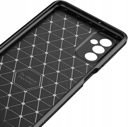 Spacecase Carbon Back Cover Σιλικόνης Μαύρο (Galaxy M52)