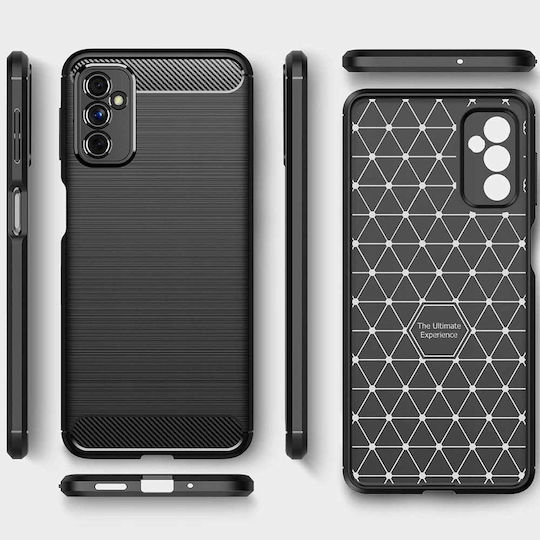 Spacecase Carbon Back Cover Σιλικόνης Μαύρο (Galaxy M52)