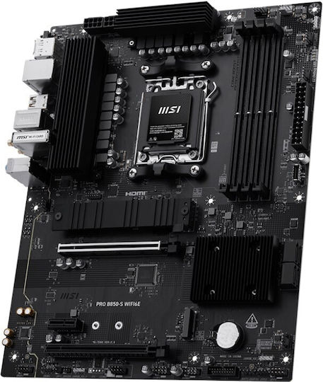 MSI PRO B850-S WIFI6E Motherboard ATX με AMD AM5 Socket