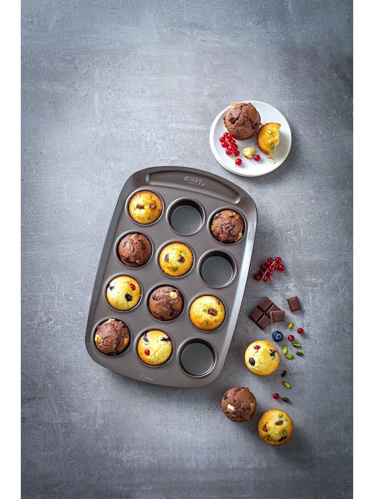Pyrex No Coating Inox Cupcakes & Muffins 12 Cups Baking Pan