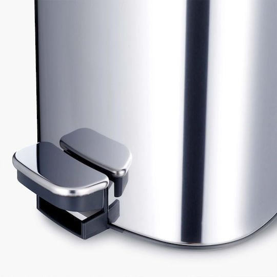 Joseph Joseph Waste Bin Made of Stainless Steel with Pedal Silver 5lt