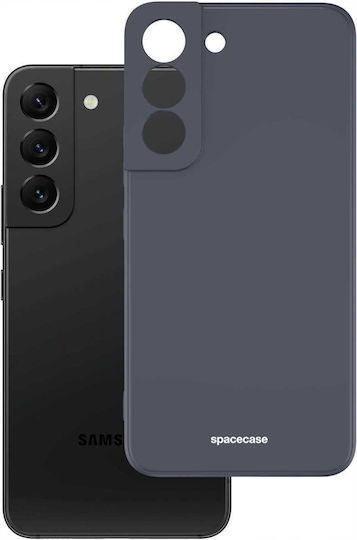 Spacecase Umschlag Rückseite Silikon Schwarz (Galaxy S22 5G)