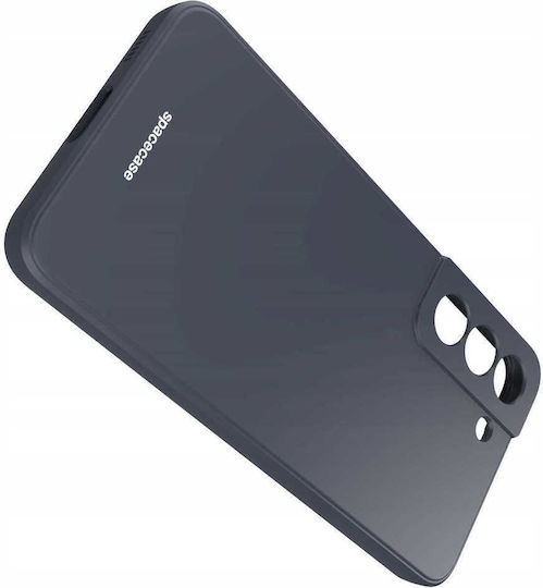 Spacecase Umschlag Rückseite Silikon Schwarz (Galaxy S22 5G)
