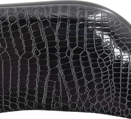 Croco Scaune Bucătărie Pliabile Negru 1buc 45x40x78buc