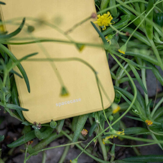 Spacecase Umschlag Rückseite Silikon Gelb (Galaxy S23)