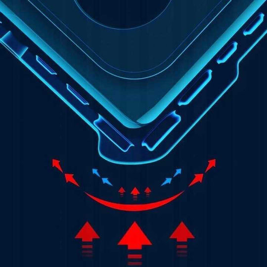 Spacecase Back Cover Μαύρο (Oppo Reno 4 Lite)