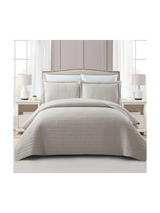 Liolios Home Σετ Μαξιλαροθήκες Light Beige 50x70εκ.
