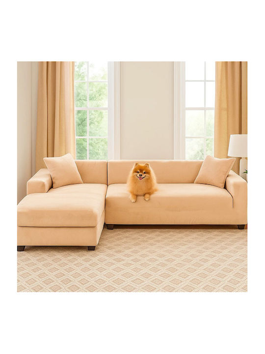 Ruhhy 26031 Beige Sofa Cover 145-185cm 18290-0