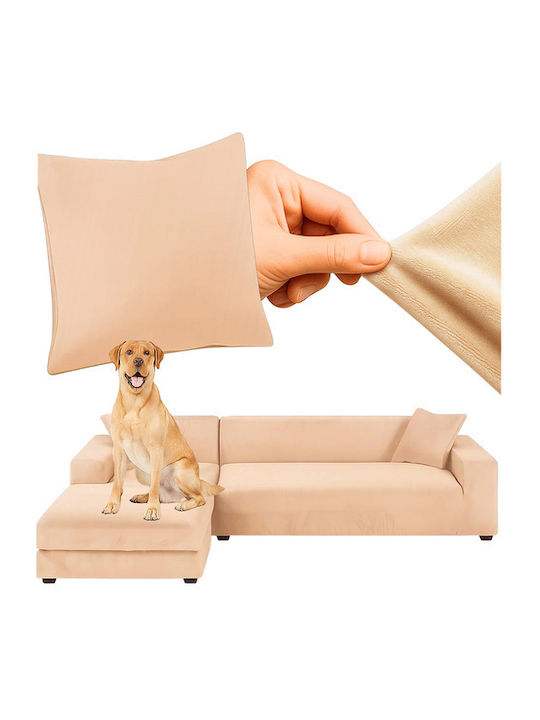 Ruhhy 26031 Beige Sofa Cover 145-185cm 18290-0