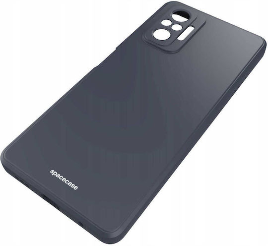 Spacecase Back Cover Σιλικόνης Μαύρο (Redmi Note 10 Pro)