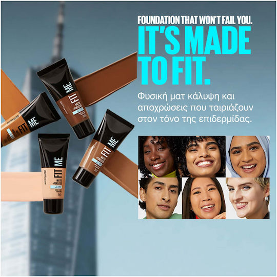 Maybelline Fit Me Matte + Poreless Liquid Foundation 120 Classic Ivory 30ml