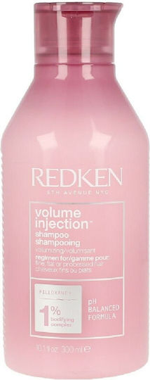 Redken Volume Injection Σαμπουάν Όγκου για Όλους τους Τύπους Μαλλιών 300ml