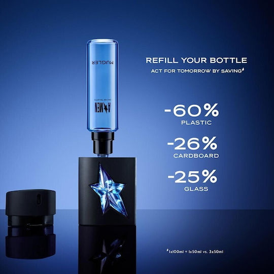 Mugler A*Men Rubber Flask Refillable Eau de Toilette 50ml