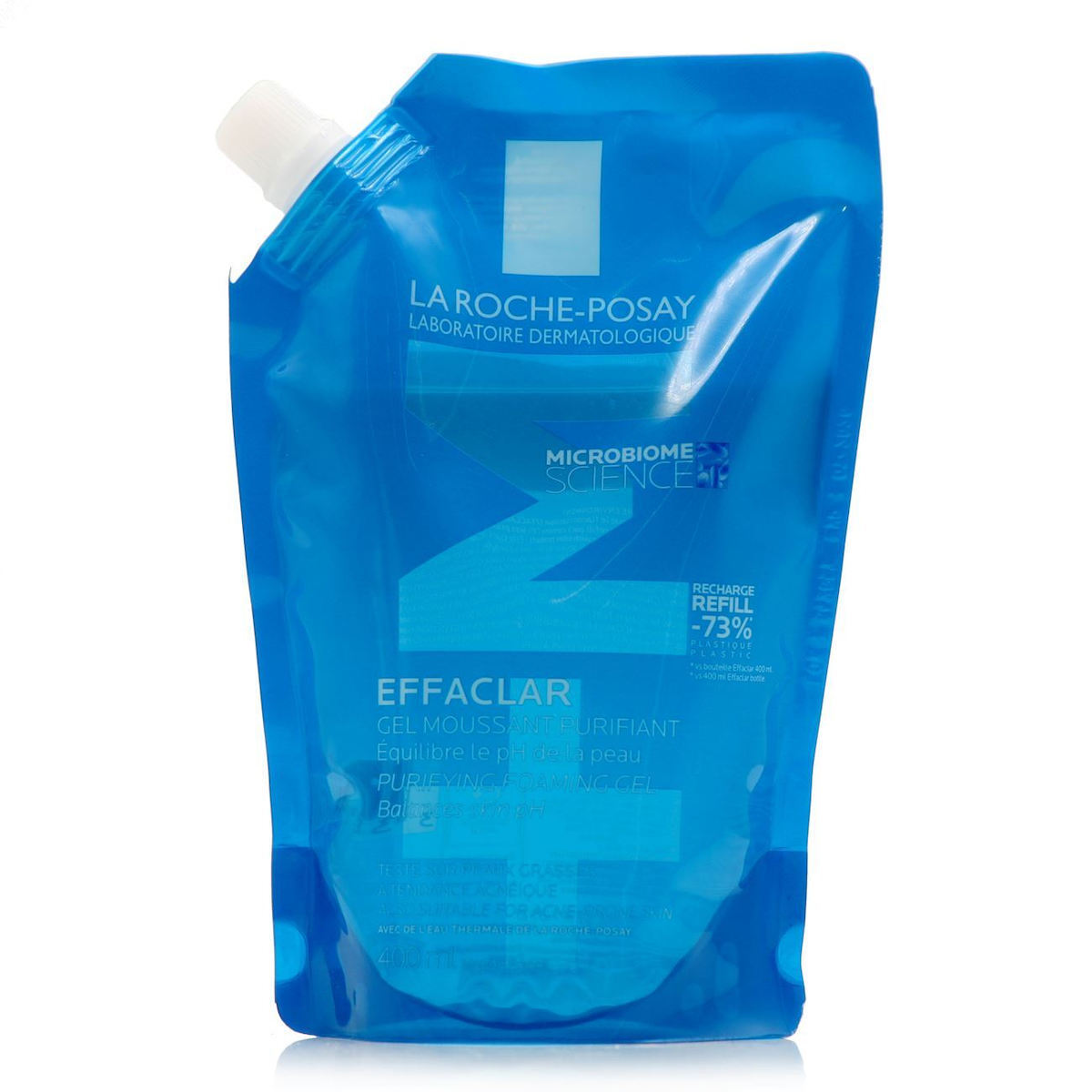 La Roche Posay Effaclar Refill Gel Καθαρισμού Προσώπου για Ακνεϊκές Επιδερμίδες 400ml