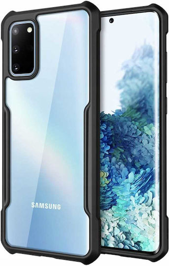 Spacecase Back Cover Πλαστικό / Σιλικόνης Μαύρο (Galaxy S20)