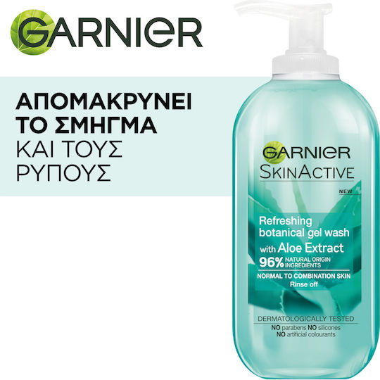 Garnier SkinActive Refreshing Gel Καθαρισμού Προσώπου για Ακνεϊκές Επιδερμίδες 200ml