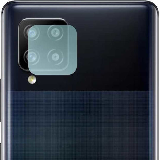 Spacecase Galaxy A42 5G Tempered Glass Kameraschutz Transparent