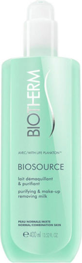 Biotherm Biosource Γαλάκτωμα Καθαρισμού Προσώπου 400ml