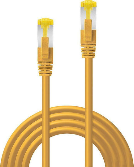 Lindy S/FTP Cat.6a Gigabit Network Cable Ethernet 1m Yellow